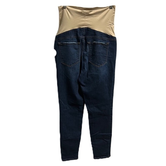Loft Maternity Jeans Dark Blue Size 8 - Picture 2 of 6